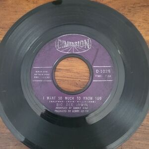Big Dee Irwin I Want So Much To Know You Heigh-Ho DIMENSION 7" Single 45 RPM